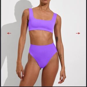 Left On Friday Purple Bikini Bottom